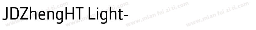 JDZhengHT Light字体转换